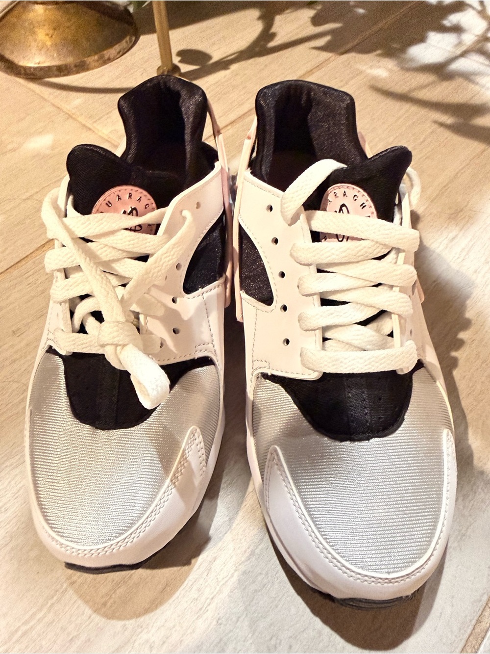 Nike Women's Black, White and Silver Athletic Sneakers
